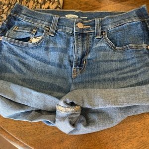 Old Navy boyfriend denim shorts size 0